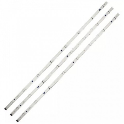 LED pašvietimo juostų komplektas LG 43" ekranui 3vnt.